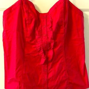 Torrid red tank top.